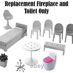 Barbie Replacement Parts Dream-House FHY73 Includes 1 Doll Size Fireplace / 1