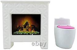 Barbie Replacement Parts Dream-House FHY73 Includes 1 Doll Size Fireplace / 1