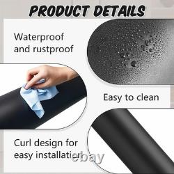 Black Matte Stove Pipe 6 x 48 Durable 304 Stainless Steel Vent Pipe