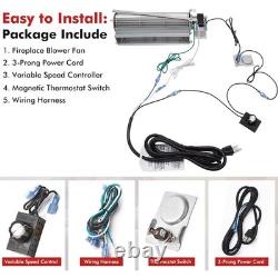 Blower Fan Kit for Heatilator NDV4236I, CFM Fireplace Replacement Parts, Compati