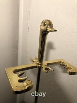 Brass Duck Head Fireplace Replacement Parts Part Fix Fire Place Home Stand