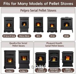 Burn Pot Replacement Parts for PelPro PP130, PP60, PP70, PPC90, TSC90 Black