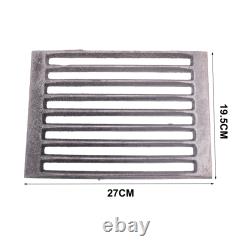 Cast Iron Fire Grate Replacement Part Square for For hark Fireplace Easy Setup