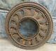 Cast Iron Round Stove Pipe Collar, Chimney Flue Cover, Ornate Grate Heat Ring E