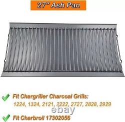 Chargriller Replacement Parts 27 in Ash Pan For Char Griller Charcoal Grill BBQ