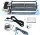 Direct Store Parts Dn106 Replacement Fireplace Blower Fan Kit Gz550 Silver