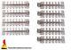 Dunsley Highlander 7 Grate Bar Set 02114 Riddle Bars Full Set High Lander
