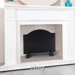 Durable Cast Iron Fireback Feet Heavy-Duty Fireplace Support, 1 Pair, All Fire