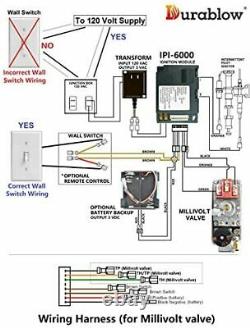 Durablow Fireplace Electronic IPI Pilot Ignition Control Module Replacement for