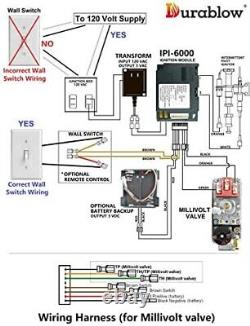 Durablow Fireplace Electronic IPI Pilot Ignition Control Module Replacement for