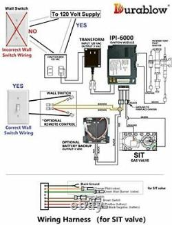 Durablow Fireplace Electronic IPI Pilot Ignition Control Module Replacement for