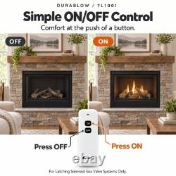 Durablow Gas Fireplace Remote Control Kit RF Wireless