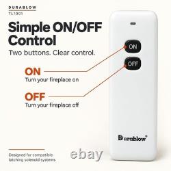 Durablow Gas Fireplace Remote Control Kit RF Wireless