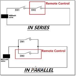 Durablow RF Wireless Servo Motor Gas Fireplace Remote