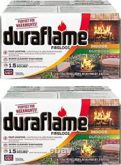 Duraflame 2.5 Pound 3 Hour Long Burn Time Indoor and Outdoor Quick Light FireLog