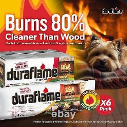 Duraflame 2.5 Pound 3 Hour Long Burn Time Indoor and Outdoor Quick Light FireLog