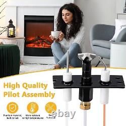 Easy-Install Replacement Natural Gas Pilot Assembly for Quadra-Fire & Heatilator