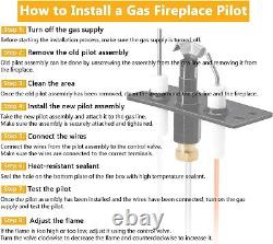 Easy-Install Replacement Natural Gas Pilot Assembly for Quadra-Fire & Heatilator