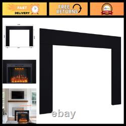 Electric Fireplace Heater Insert 33 Length 25 High Trim Kit Included, Modern