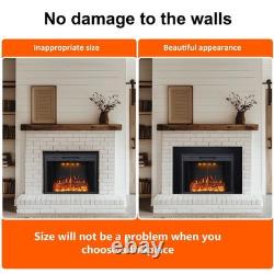 Electric Fireplace Heater Insert 33 Length 25 High Trim Kit Included, Modern