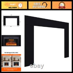 Electric Fireplace Insert 36 Length 21 High Trim Kit, Heater, Home Decor