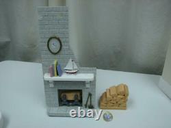 FIREPLACE WOODPILE Replacement Fisher Price 1997 Loving Family Doll house 4649