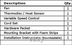 FK24 Fireplace Blower Kit- 54103 for Majestic Fireplaces