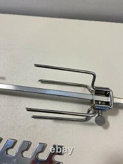 Farberware Open Hearth Broiler Rotisserie Replacement Parts Rod, Forks, Brackets