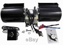Fire place Blower Kit Univeral Heat Hearth Fan Stove New