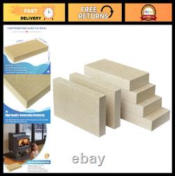 Firebricks for Woodstoves, 9 x 4.5 x 1.25, Replacement Bricks, 6-Pack Upgrade