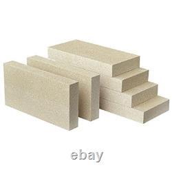 Firebricks for Woodstoves, 9 x 4.5 x 1.25, Replacement Bricks, 6-Pack Upgrade