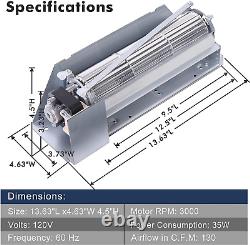 Fireplace Blower Fan FBK-250 Replacement Parts Kit for Lennox Superior Rotom