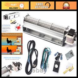 Fireplace Blower Fan Kit GA3650T GA3700T Replacement Parts for Desa, FMI, Comf