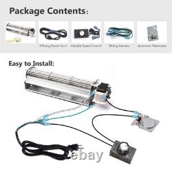 Fireplace Blower Fan Kit GA3650T GA3700T Replacement Parts for Desa, FMI, Comf