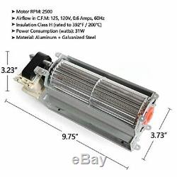Fireplace Blower Fan Replacement Parts for Continental Napoleon Rotom HB-RB58