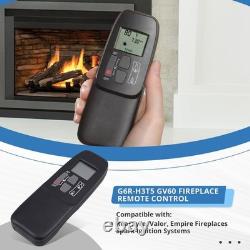 Fireplace Remote Control G6R-H3T5 GV60 Compatible with Real Fyre, Valor & Empi