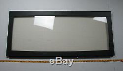 Fireplace Replacement Parts Glass Insert Black Frame 39-3/8 x 18 Overall CS