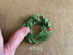 Fireplace Wreath Winter Chalet American Girl Doll REPLACEMENT part piece holiday