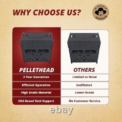 Firepot Assembly for Pellet Stove PP60 PP70 PP130 Cast Replacement Part