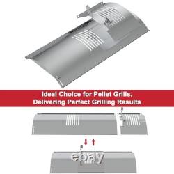 Flame Broiler Kit for Pellet Grills, Slide Cover Bottom Replacement for Pit Boss