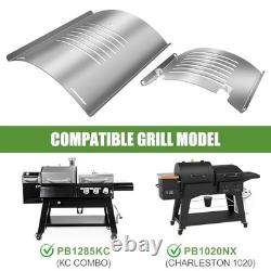 Flame Broiler Kit for Pit Boss Grills Stainless Steel Replacement Plate & Cove