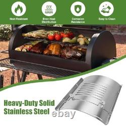 Flame Broiler Kit for Pit Boss Grills Stainless Steel Replacement Plate & Cove