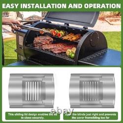 Flame Broiler Kit for Pit Boss Grills Stainless Steel Replacement Plate & Cove