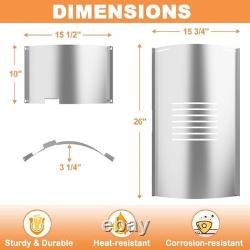 Flame Broiler Slide Cover & Bottom Kit for Pit Boss Smoker Replacement Parts, Ac
