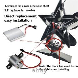 For Stove Burner Fan Fireplace Heating Replace Parts Eco Friendly Motor-Tool