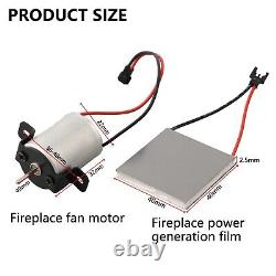 For Stove Burner Fan Fireplace Heating Replace Parts Eco Friendly Motor-Tool