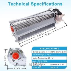 GFK4 Replacement Fireplace Blower Fan for Heatilator Fireplaces FK4, GFK4A