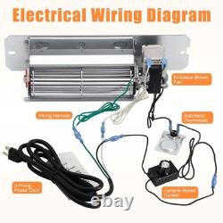 GZ550-1KT GZ552 Blower Fan Kit for Napoleon & Continental Fireplaces, Replace