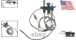 Gas Fireplace Pilot Assembly Replacement Part for Modern Ventless Heating