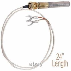 Gas Fireplace Thermopile Thermogenerator Thermocouple Replacement Part 24 Inches